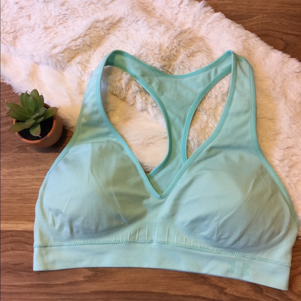 Under Armour Seamless Plunge Racerback Sports Bra